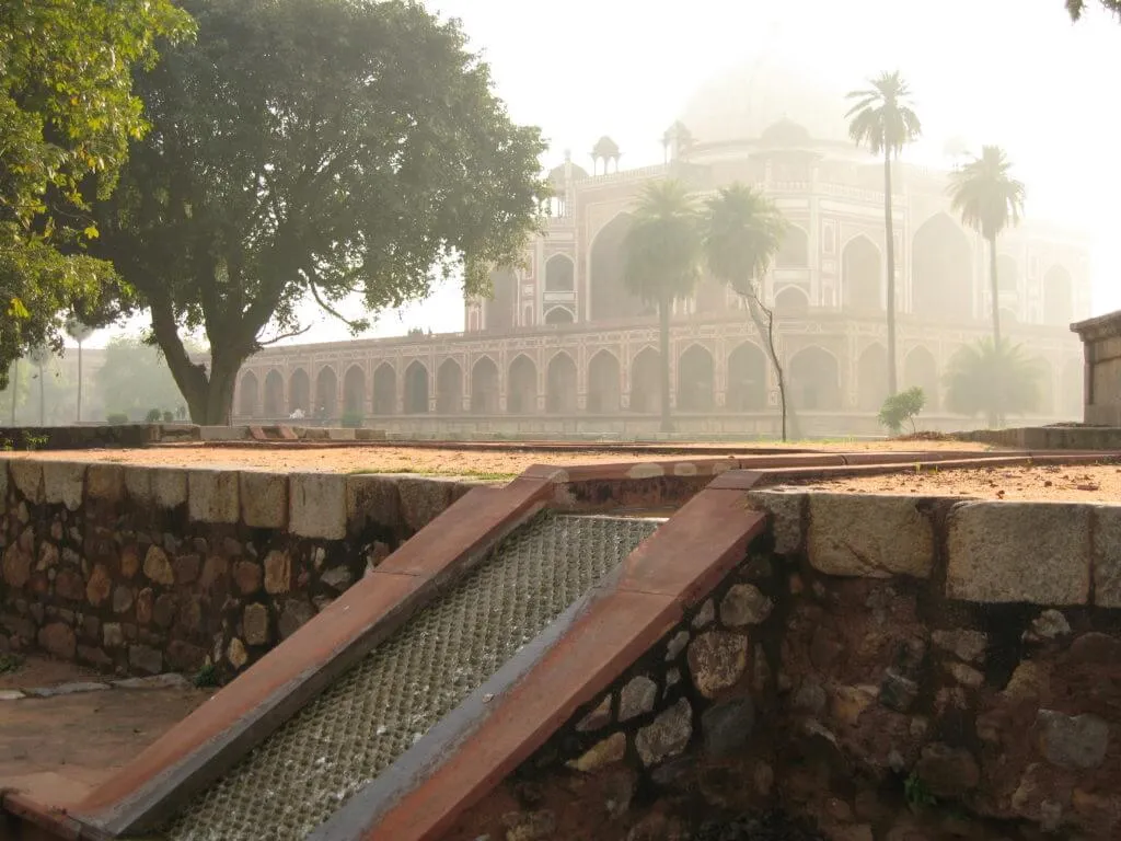 A chadar waterfall in Delhi.
